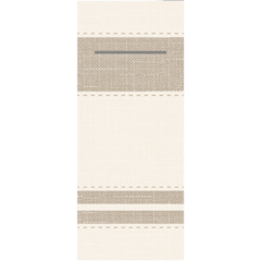 AM93333 Bestickficka Brooklyn Beige/Gr