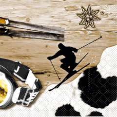 AM92016 Servett Mank Stugmagi 3-lags 24×24cm