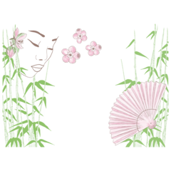 AM79662 Bordstablett Asia 40x30 cm