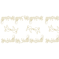 AM158 Bordslöpare Bröllop Linclass Premium 0,4x24 m