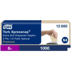 15712880 Dispenserserviet Tork Xpressnap N4 Ekstra Blød Brun