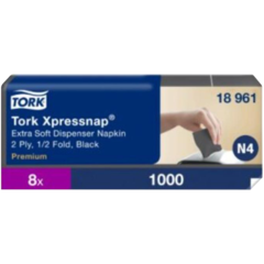 15718961 Dispenserserviet Tork Xpressnap N4 Ekstra Blød Sort