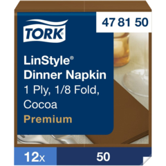 157478150 SERVIETT LINSTYLE 1/8 39X39CM