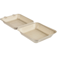119205727 Henteboks Bagasse 220x220x50mm BioPak
