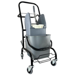 VIK39087301214 Vikur Svabbvagn inkl. hink 18L - Svart