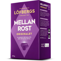 10104 Kaffe Löfbergs Mellemristet Bryg 450g