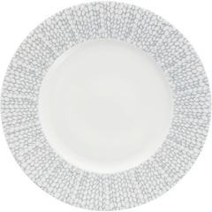 D3100220001 Amanda Grey Rimmed Plate