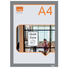 1915696 Affischram Magnetisk A4 Silv