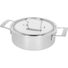 Z1005381 Gryta låg med lock Demeyere Industry 5 3,7L