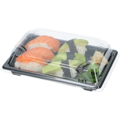 400913 Sushibox Small Svart 190x130x45mm