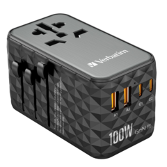 32121 Reseadapter USB-C + USB-A 5-i-1 100W