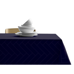 SDL28022 Akrylduk Södahl Tiles Indigo 140cm