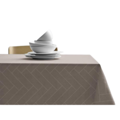 SDL15541 Akrylduk med antiglid Södahl Tiles Taupe 140cm