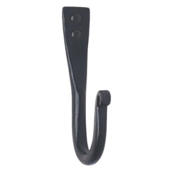 SMEB057 Gårdskrok Svart Smide 73mm