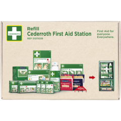 51011039 Refillpaket till Cederroth Första Hjälpen-Station