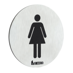 SMEFS956 Smedbo Toalettskylt Dam