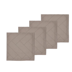 SDL15482 Tygservetter Södahl Tiles Damast Taupe 4-pack
