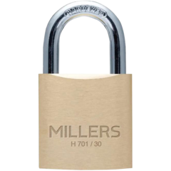 400410080 Hänglås Mässing H 701/30