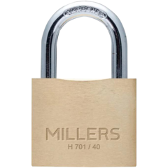 400410098 Hänglås Mässing H 701/40