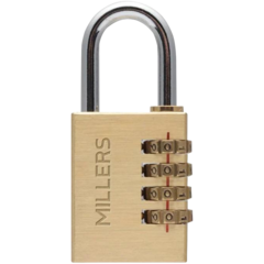 400410312 Kombinationshänglås Mässing