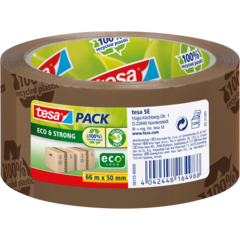 4058155 Tesa Strong Brown PP Packing Tape 50mm x 66m with Logo