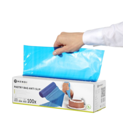 HE557303 Spritspåse Hendi Engångs blå 100-pack 15,5cm