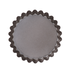 PRX33499 Pajform lös botten Pyrex Asimetria Kolstål 10cm