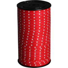 321098333 Presentband Hjärta Röd 5mm x 225m