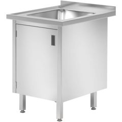 HE813546 Hendi Diskbänk med Ho och Underskåp 85cm