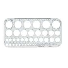 57601F Mars Linjal cirkel