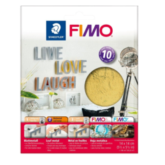 878111 Fimo Acces Leaf Metal Guld