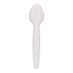 6976 Kaffeskje Papir Hvit 120mm