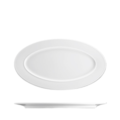 EXL30421 Oval Tallrik G. Benedikt Excellency Vit
