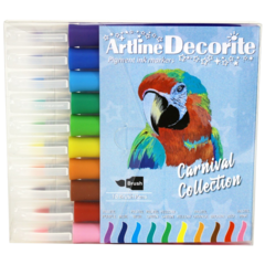 EDFFW10ACARNIVAL Artline Decorite Pensel Carnival Collection 10-pack