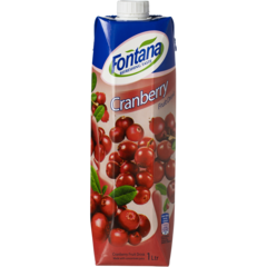 10817517 Fruktdryck Tranbär Fontana 1L