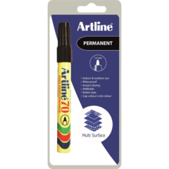 EK70C1BLACK Artline 70 Marker - Single Blister Pack