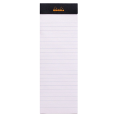 86009C Anteckningblock Rhodia Linjerat Vit 7,4x21cm