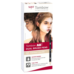 ABT12P4 Brush Pen Set 12P-4