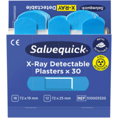 510003320 Plaster Salvequick Blue Røntgenvenligt