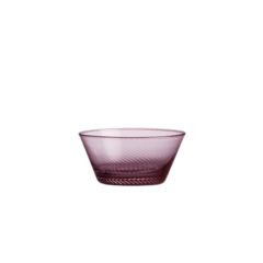 AID14567 Raw Swirl Glasskål rosa 12,5cm