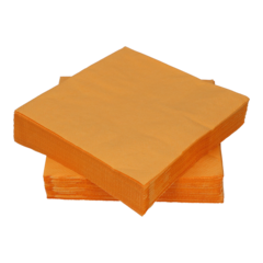 123314 Servett 3-lags Orange 33x33cm