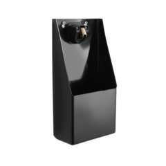 HE643914 Flasköppnare med Uppsamlare Hendi PP Svart