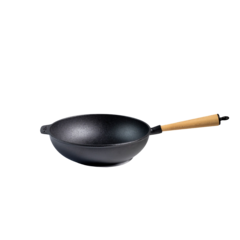 CVW30B Wokpanna Gjutjärn 30cm Bok