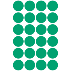 AN3006 Color-Coding Dots Green Ø18mm