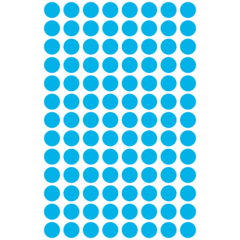 AN3011 Färgkodningsprickar Blå Ø8mm