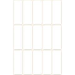 AN3076 Etikett Manuell 38x14mm Vit Avery 3076