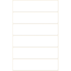 AN3080 Etikett Manuell 76x19mm Vit Avery 3080