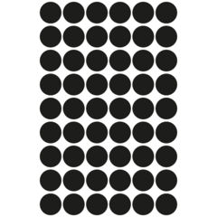 AN3140 Color-Coding Dots Black 12mm