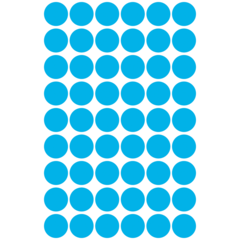 AN3142 Färgkodningsprickar Blå Ø12mm