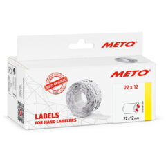 AN9506155 Prisetikett permanenta 22x12mm Vit